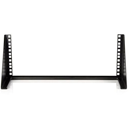 StarTech.com 4U Wall Mount Patch Panel Bracket - 19 inch Steel Vertical Mounting Rack for Network and Data Equipment, TAA (RK419WALLV)