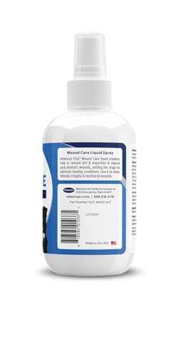 Vetericyn Plus Dog Wound Care Spray | Healing Aid and Skin Repair, Clean Wounds, Relieve Dog Skin Allergies, Safe for All Animals. 3 ounces