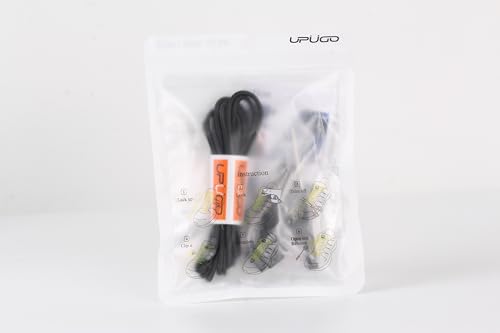 UpUGo Elastic Shoe Laces, No Tie Shoe Laces Tieless for Kids, Adults, Elderly, One Size Fit All
