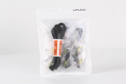 UpUGo Elastic Shoe Laces, No Tie Shoe Laces Tieless for Kids, Adults, Elderly, One Size Fit All