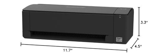 ScanSnap iX1300 Compact Wireless or USB Double-Sided Color Document, Photo & Receipt Scanner with Auto Document Feeder and Manual Feeder for Mac or PC, Black