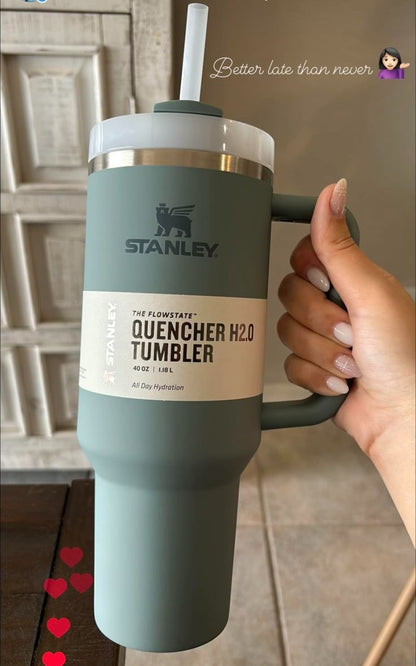 Stanley Quencher H2.0 40oz Tumbler – Restful Green