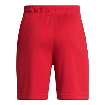 Under Armour Boys Tech Logo Shorts, (600) Red / / White, Large