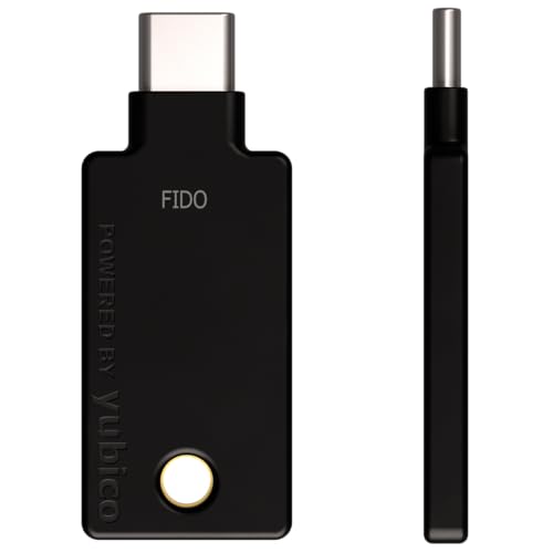 Yubico - Security Key C NFC - Black - Two-Factor authentication (2FA) Security Key, Connect via USB-C or NFC, FIDO U2F/FIDO2 Certified