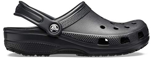 Crocs Unisex-Adult Classic Clogs, Black, 3 Men/5 Women
