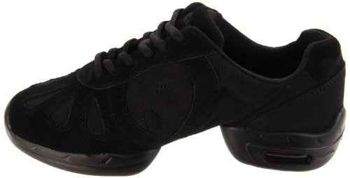 SANSHA Unisex Adult Sneaker,Ballet Dance Shoes, Black, 7 Sansha 6 M US Women s