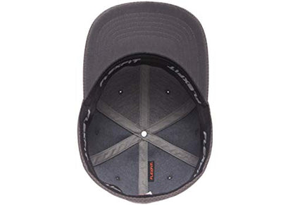 Flexfit Men's Cool & Dry 3D Hexagon Jersey, Dark Grey, Small/Medium