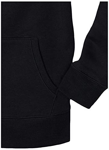 Amazon Essentials Hoodies - Boys' Black Zip-Up Sweatshirt, Medium, Fleece