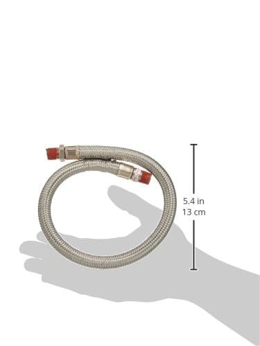 Viair 92804 18" Stainless Steel Braided Leader Hose without Check Valve