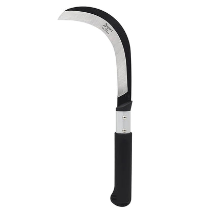 Zenport K310 Brush Clearing Sickle with 9-Inch Carbon Steel Blade and 9-Inch Aluminum Handle - Gardening/Landscaping Hand Sickle with Grip