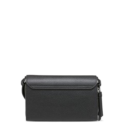 Calvin Klein Millie Triple Compartment Camera Bag Crossbody, Black/Silver, One Size