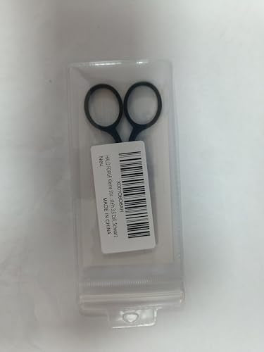 Small Embroidery Scissors: Small Sharp Scissors, Little Straight Stainless Steel Pointed Tip Precision Cutting Details Thread Yarn for Quilting Knitting Cross Stitch, 3.5 Inch Black