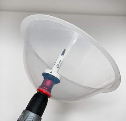 Disston E0215000 Blu-Mol RemGrit Collapsible Hole Saw Accessories Dust Bowl, for Installing Recessed Lights and Works With All Hole Saws