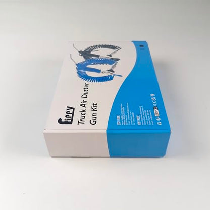 Fippy Truck Air Duster Gun with 5 Metre Recoil Air Hose, Air Seat Blow Dust Gun Heavy Duty Air Gun Cleaning Kit for Truck Semi Trailers