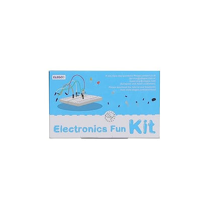 ELEGOO Electronic Fun Kit Bundle with Breadboard Cable Resistor, Capacitor, LED, Potentiometer total 235 Items for Arduino