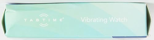 Tabtime Vibrating Alarm Wristband - Silent Alarm Watch for Adults and Kids - with up to 10 Personal or Pill Reminders per Day