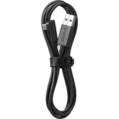 Wacom Intuos Medium Bluetooth Graphics Drawing Tablet, Portable for Teachers, Students and Creators, 4 Customizable ExpressKeys, Compatible with Chromebook Mac OS Android and Windows - Black