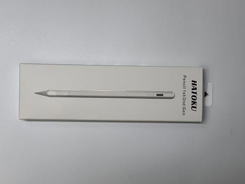 Stylus Pen for iPad 2018-2025, Fast Charging Magnetic Pencil (1st Generation) with Tilt Sensitivity & Palm Rejection for iPad Air 3/4/5/M2/M3, iPad Mini 5/6/7, iPad 6/7/8/9/10/11, iPad Pro 11/12.9"/M4