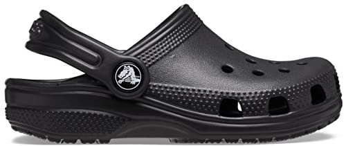 Crocs Kids Classic Clog (Little Kid/Big Kid) - Clogs for Kids - Synthetic Lining - Circulation Nubs Black 4 Big Kid M