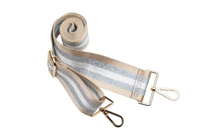 WanderFull® Original HydroBag® Fits Up to 32 oz Water Bottle Holder with Strap - Hands-Free Crossbody Water Bottle Carrier Bag with Phone Pocket - Light Gold