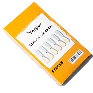 Small Cream Cheese Spreader Knives Set,Wooden 5in,Stainless Steel Butter Knife Spreader for Cocktail,Condimets,Dips,Appetizers,Jam,Pastry,Sandwich,Toast,Bagel,Charcuterie Board Serving Party Supplies