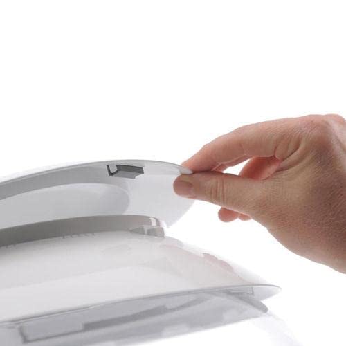 biOrb Halo 15 Acrylic 4-Gallon Aquarium with Multi-Color Remote-Controlled LED Lights Modern Compact Tank for Tabletop or Desktop Display, White