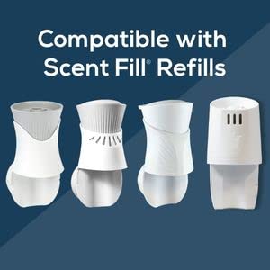 Scent Fill Spring Collection Kit (Lilac Blossom, Cherry Blossom, Honeysuckle, Rosewater), 4 Refills + Diffuser