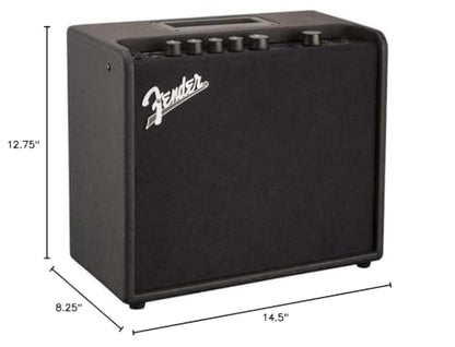 Fender Mustang LT25 Guitar Amp, 25-Watt Combo Amp, with 2-Year Warranty, 30 Preset Effects with USB Audio Interface for Recording