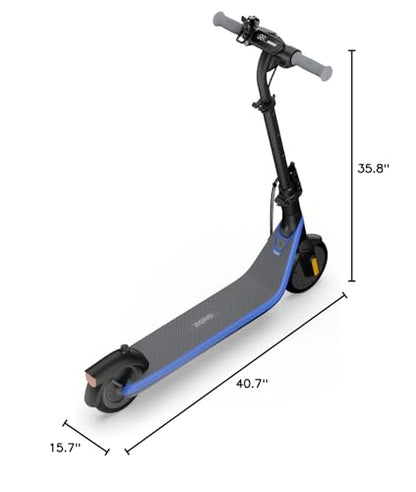 Segway Ninebot eKickScooter C2 Pro w/9.3 mi Max Operating Range & 12.4 mph Max Speed, Kids Electric Scooter Designed for Teens Ages 9+, UL-2272 Certified