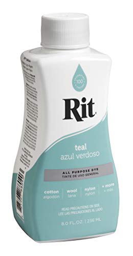 Rit All- Purpose Liquid Dye, 8 Fl Oz, Teal