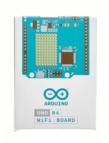 Arduino UNO R4 WiFi [ABX00087] – Renesas RA4M1 + ESP32-S3, Wi-Fi, Bluetooth, USB-C, CAN, 12-bit DAC, OP AMP, Qwiic Connector, 12x8 LED Matrix for Advanced IoT & Embedded Projects