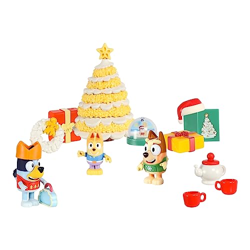 Bluey Toys for Girls and Boys, 24 Days of Surprises, Kids Advent Calendar w/Accessories, Stickers & Mini Christmas Tree