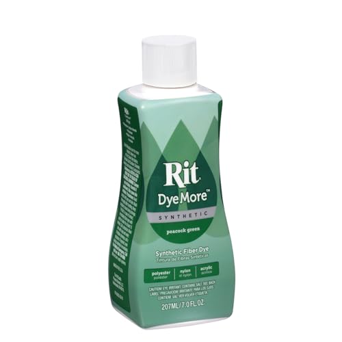 Rit DyeMore Liquid Dye, Peacock Green 7 Fl Oz (Pack of 1)