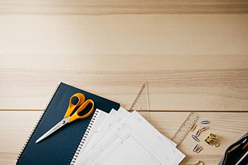 Fiskars Universal Scissors for Handcraft, Sewing and Office Work, Classic, Length: 21 cm, for Right-Handers, Orange, 1005148