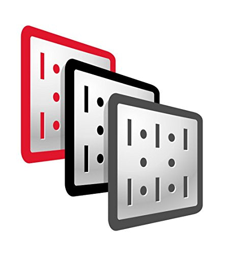 Wall Control KT-400-WRK B Slotted Tool Board Workstation Accessory Kit for Wall Control Pegboard Only, Black