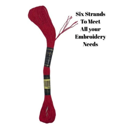 UMC STAG Pack of 12 Premium Embroidery Thread | 100% Egyptian Cotton Premium Skeins | Cross Stitch Embroidery Floss | Oeko TEX Certified Stranded Cotton | Ideal for Arts & Crafts (White-12)