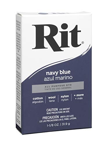 Rit Dye 3-30 Powdered Fabric Dye, Navy Blue