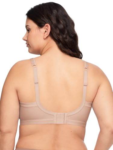 Warner's womens Easy Does It Underarm Smoothing With Seamless Stretch Wireless Lightly Lined Comfort Rm3911a Bra, Toasted Almond, X-Small US