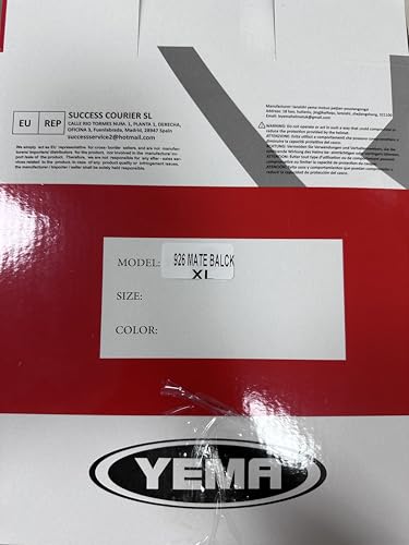 YEMA Modular Motorcycle Helmets, DOT Approved Full Face Motorcycle Helmet with Flip Up Dual Visor, Helmets for Adults Men Women Helmets for Street Scooter ATV E-Bike - YM-926 (Matte Black, XXL)