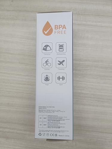 Sahara Sailor Water Bottle 32oz, Durable and Leakproof Water Bottles Motivational with Time Marker, Tritan, BPA Free, Wide Mouth with Easy Clean Brush for Gym, Travel, Home, School, Office (1 Bottle)