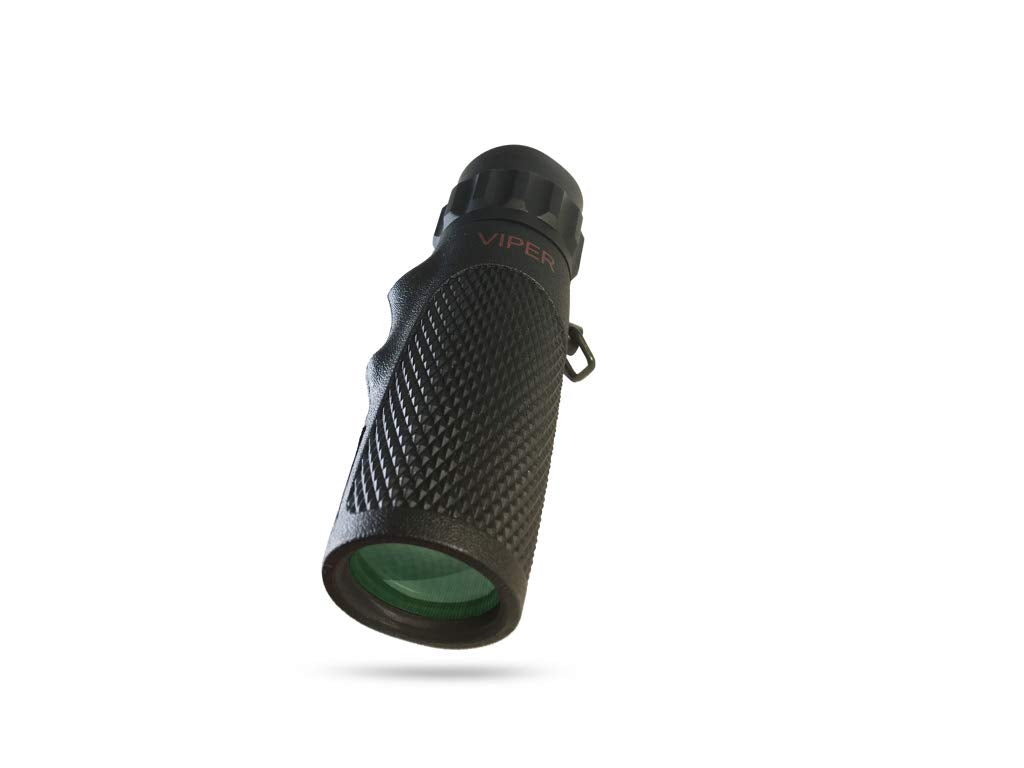 Roxant Viper Monocular Telescope – 10x25 Monoculars for Adults High Powered | Military Grade BAK4 Prism Pocket Scope | Weatherproof with Case, Wrist Strap & Smartphone Adapter