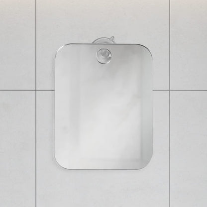 Shave Well Travel Anti-Fog Shaving Mirror | Portable Fogless Hanging Bathroom Shower Mirror with Handheld Option for Men and Women | Includes Long-Lasting Reusable Suction for Wall