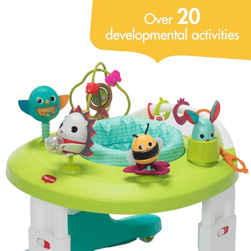 Tiny Love 4-in-1 Here I Grow Mobile Activity Center, Baby Walkers and Activity Center, Baby Activity Center with Interactive Toys and Developmental Activities, Meadow Days