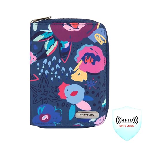 Travelon RFID Blocking Passport Zip Wallet