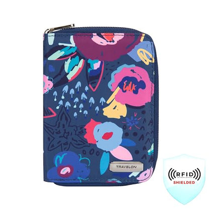 Travelon RFID Blocking Passport Zip Wallet