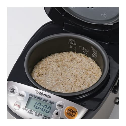 Zojirushi Micom 3-Cup Compact Size, Multiple Settings, Stainless Steel Made, Built-In Retractable Power Cord and Easy to Transport Rice Cooker and Warmer