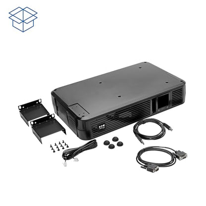 Tripp Lite SMART1500LCD 1500VA Rack Mount UPS Battery Backup, 900W, 8 Outlets, PWM Sine Wave, Short Depth 2U Rackmount UPS, AVR, LCD Screen