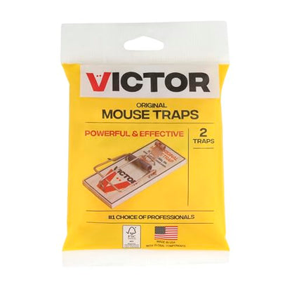 Victor Mouse Traps M150-12, Metal Pedal, Sustainably Sourced FSC Wood, Wooden Mouse Traps, 12 Medal Pedal Traps