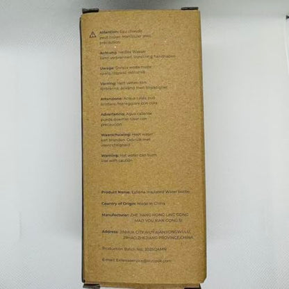 Exllena Small Water Bottle 10oz, Small Insulated Water Bottle for Hot&Cold Drinks, Water Bottle Purse with Carry Handle - 100% Leakproof Perfect for School, Travel...(Mint)