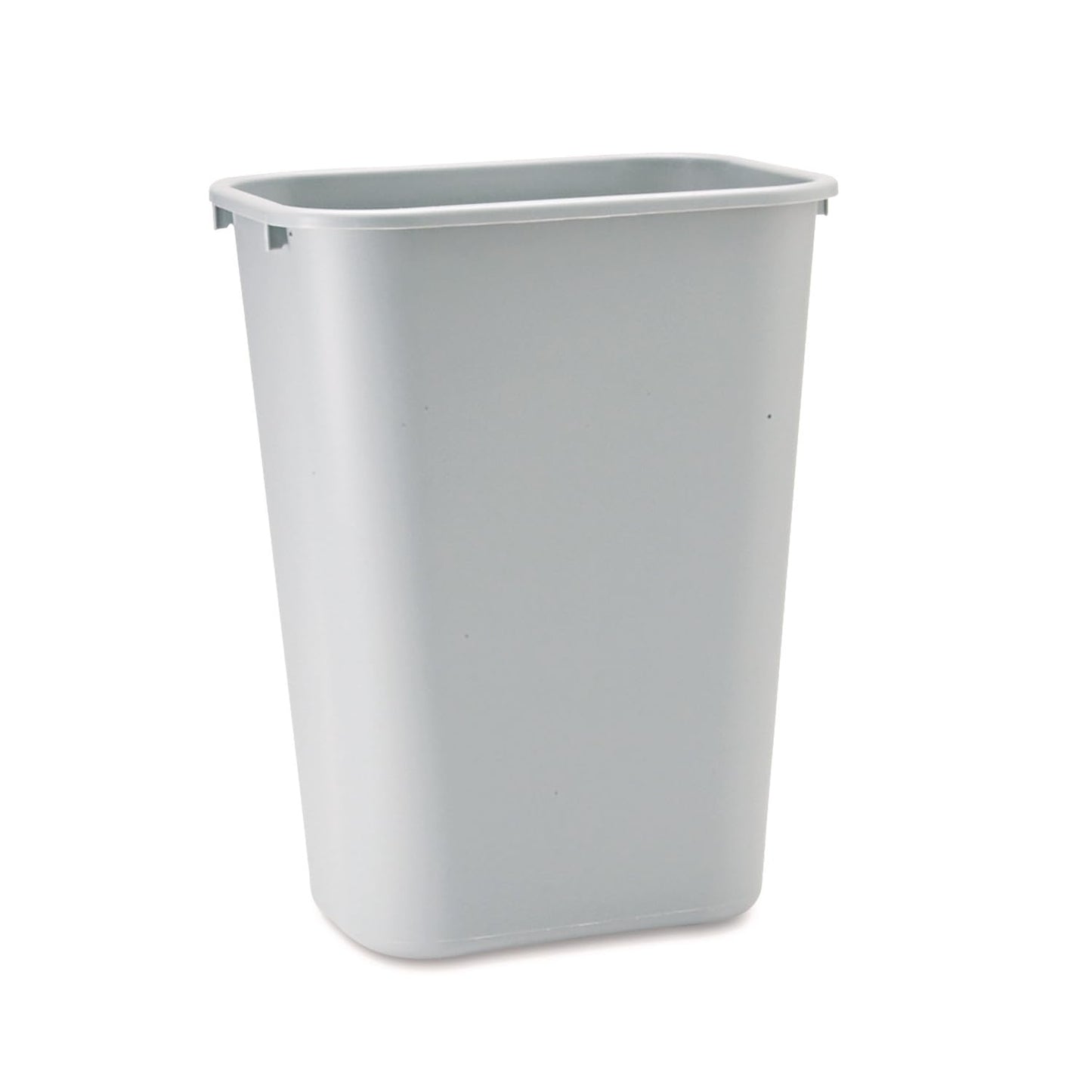 Rubbermaid Commercial Products Deskside Wastebasket/Trash Can, 10.25-Gallon/41-Quart, Gray, Plastic, Garbage Can for Home/Office, Fits Under Desk/Sink/Cabinet